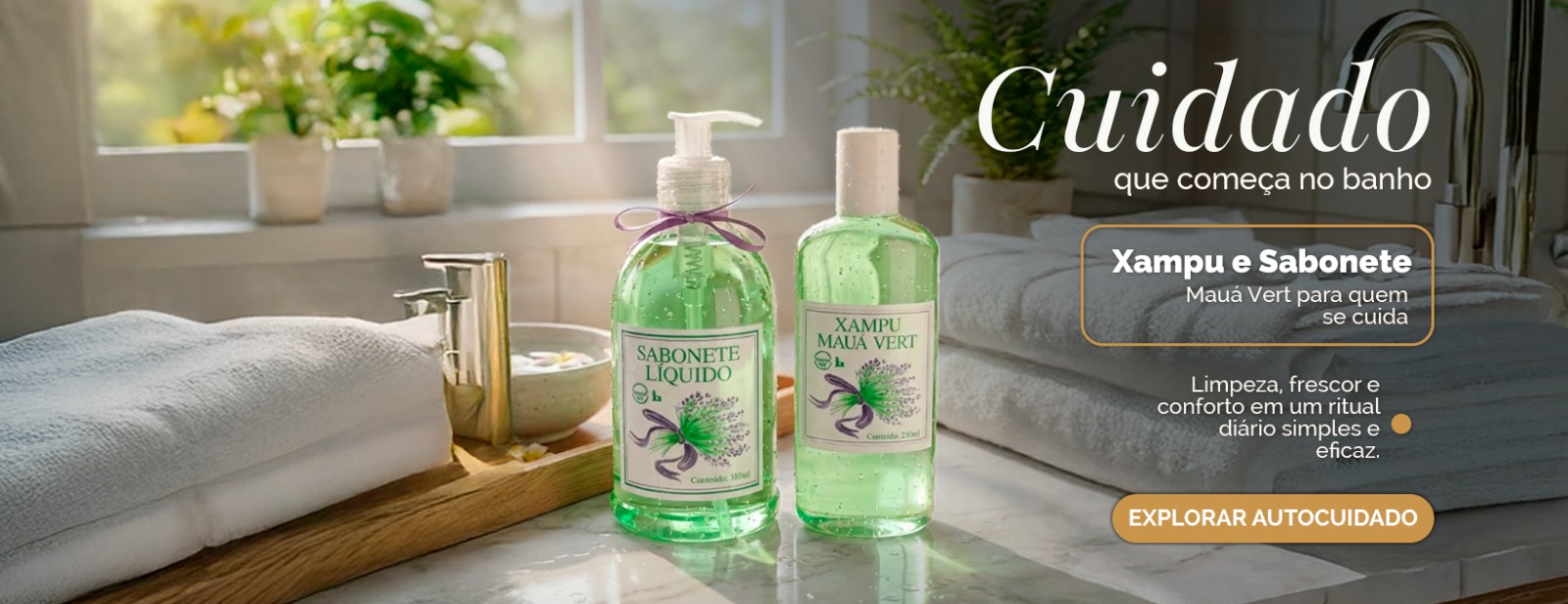 Banner principal - xampu e sabonete